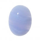 10 x 8 Cabochon - Dyed Agate Light Blue