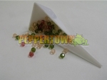 White Plastic Bead Scoop