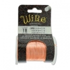 18ga Beadsmith Tarnish Resistant Craft Wire - Copper 