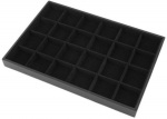 24 Slot Black Storage Tray