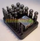 25 Piece Doming Block and Punch Set
