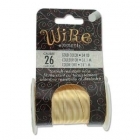26ga Beadsmith Tarnish Resistant Craft Wire - Gold Pl 