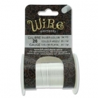 26ga Beadsmith Tarnish Resistant Craft Wire - Silver Pl 