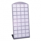 36 Pair Earring Display Stand L Shape - White