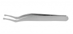 3.1/2"Curved Rounded Tip Stainlees Steel Tweezer