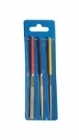 3pc 4" Titanium Coated Diamond Files Set : 2MM,Grit: 150 - 250