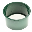 6" Green Mini Stackable Sifting Pans: 20 Holes per Sq. Inch	