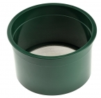 6" Green Mini Stackable Sifting Pans: 60 Holes per Sq. Inch