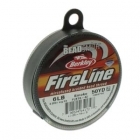 6lb FireLine Braided Beading Thread SMOKE, 0.15mm - 50 YRD