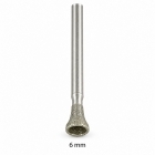 6mm Tapered Inverted Cone Hollow Shaped Diamond Burr