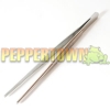 Tweezer, 8" Blunt Serrated Tip