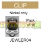 Clip (pk of 10)