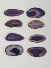 Agate Slice Medium - Purple