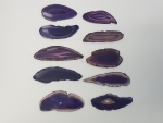 Agate Slice Large - Purple