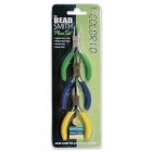 Beadsmith Mini Colour ID Plier Set - 3 pieces