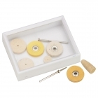 Buff & Polishing Wheel Assortment with Mandrels, 9 Piece