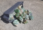Calcite Green Rough Stone - per kilo