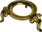 Crystal Ball and Sphere Stand- Large, Gold