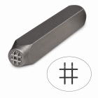 Fancy Design Stamp 6mm – Hash