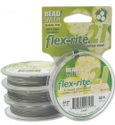 Flex-Rite 21 Strand Nylon Coated, SS Beading Wire - 0.012mm Dia, Clear