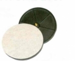 Lortone Spin-On Rubber Faced Polish Head - Left - 6"