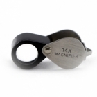 Mini Loupe 14x (12mm)- Black/Chrome