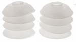 No Tangle Flexible Plastic Thread Bobbins - 8 Pack