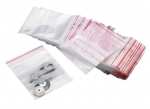 Re-Closable "Zip Lock" Bags with White Block - 5 x 7 inch (1000pc)
