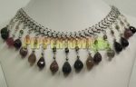 Silver and Tourmaline Necklace