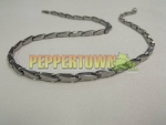 51cm Drop Shaped Link Stainless Steel Necklace 
